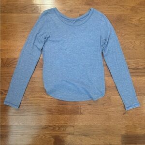 Lululemon Blue Long Sleeve Top